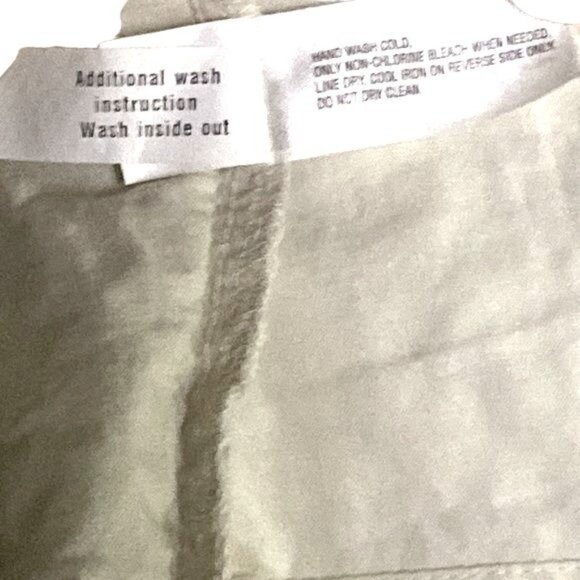 Gap Beige Netted Mini Skirt with Lining 100% Cotton Sz Lg - Picture 8 of 8